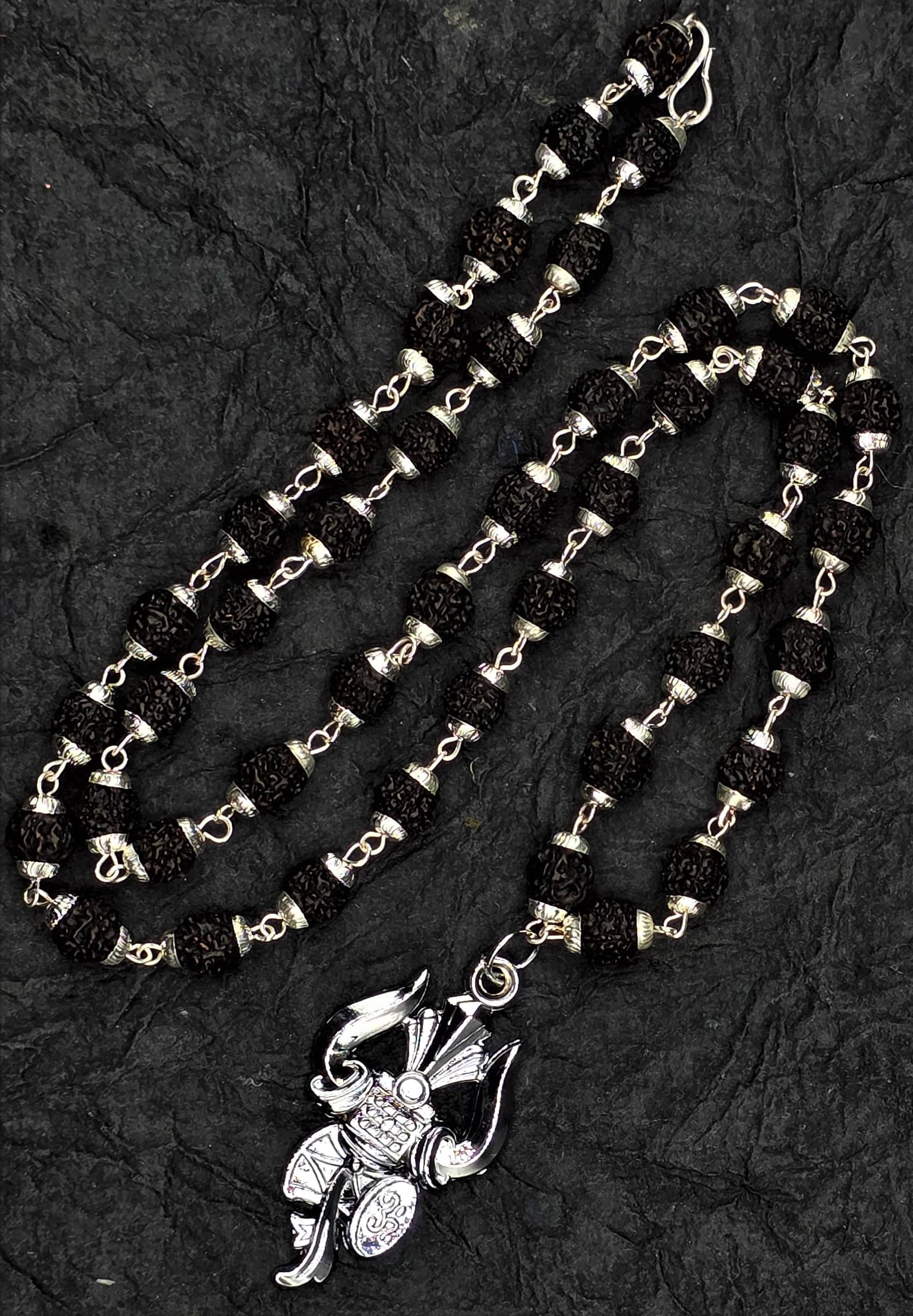 Charms Silver Men's Religious Pendant With Chain ( Pack of 1 ) - Jewellery Sets | Buy online on ZillyBuy