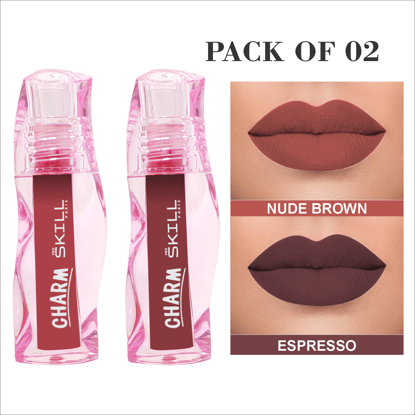 Color Sky Brown Matte Long Lasting Liquid Lipstick ( Pack of 2 ) Color Sky Brown Matte Long Lasting Liquid Lipstick ( Pack of 2 )