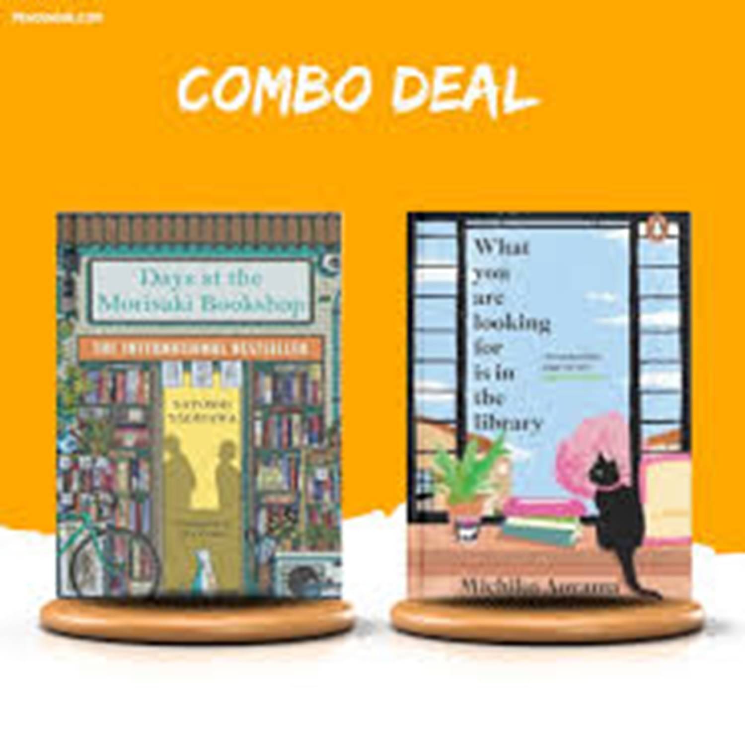 (Combo of 2 book )“Days at the Morisaki Bookshop” and “What You Are Looking For Is in the Library” Author: Satoshi Yagisawa (Combo of 2 book )“Days at the Morisaki Bookshop” and “What You Are Looking For Is in the Library” Author: Satoshi Yagisawa