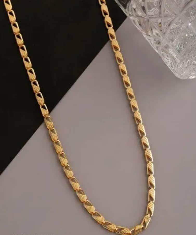 Fadiso Fashion Gold Plated Chain ( Set of 1 )