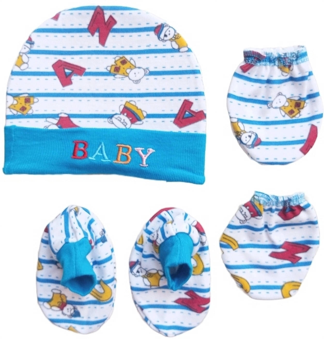     			Garcy Pack of 1 Unisex for Baby Caps ( Blue )