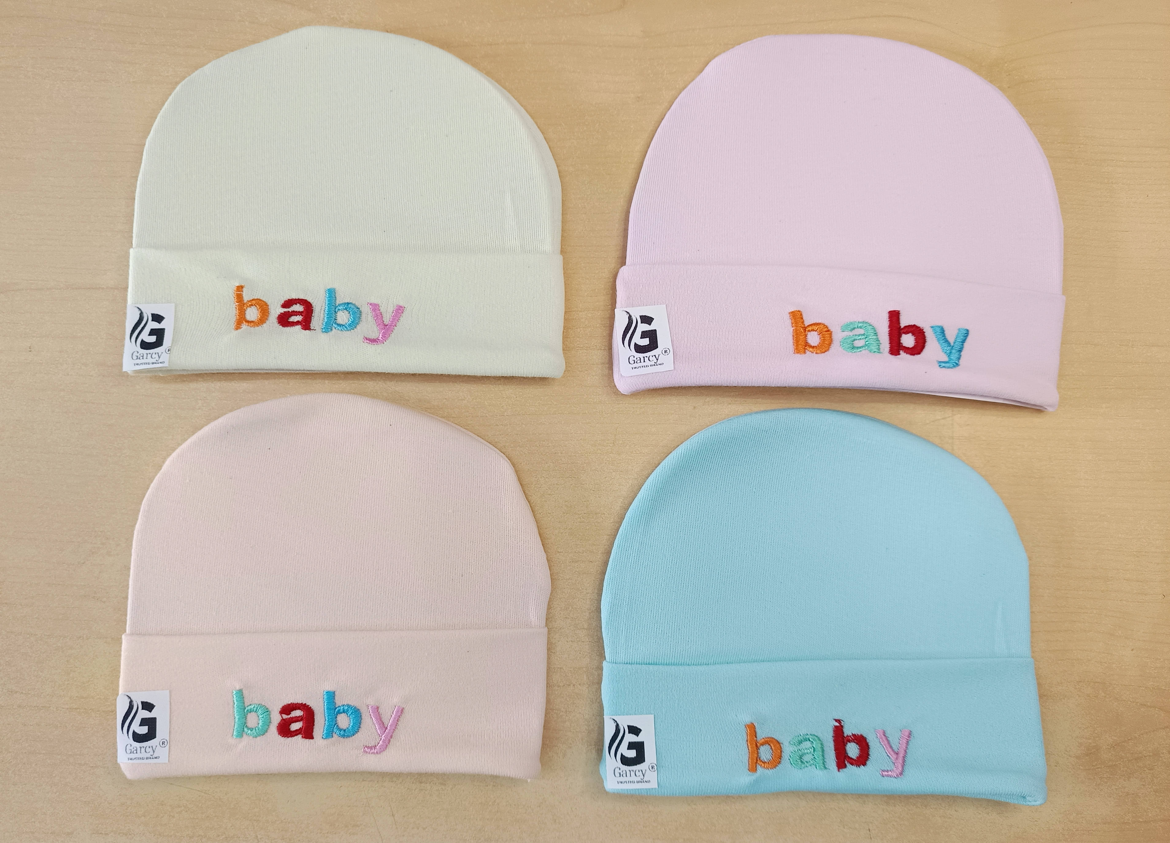     			Garcy Pack of 4 Unisex for Baby Caps ( Multicolor )