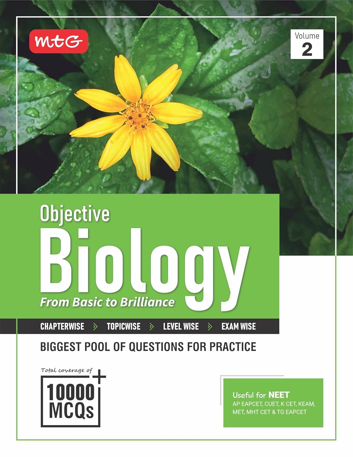 MTG Objective Biology Volume-2 For NEET & Other CET Entrances Exam | 10000+ Exercise MCQs & PYQs For Practice | Based on Latest Edition 2025-26 MTG Objective Biology Volume-2 For NEET & Other CET Entrances Exam | 10000+ Exercise MCQs & PYQs For Practice | Based on Latest Edition 2025-26