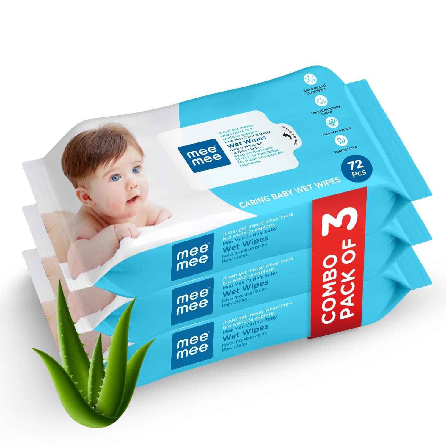 Mee Mee Scented For Babies ( Pack of 3 ) Mee Mee Scented For Babies ( Pack of 3 )