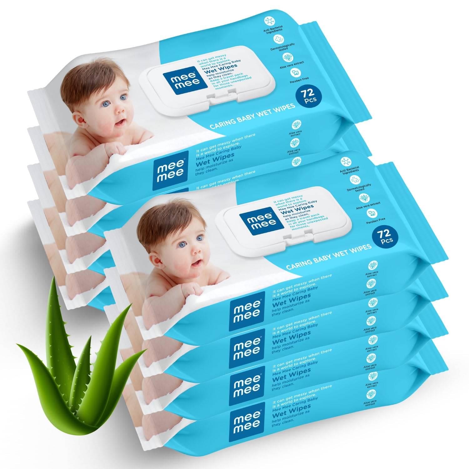 Mee Mee Scented For Babies ( Pack of 8 ) Mee Mee Scented For Babies ( Pack of 8 )
