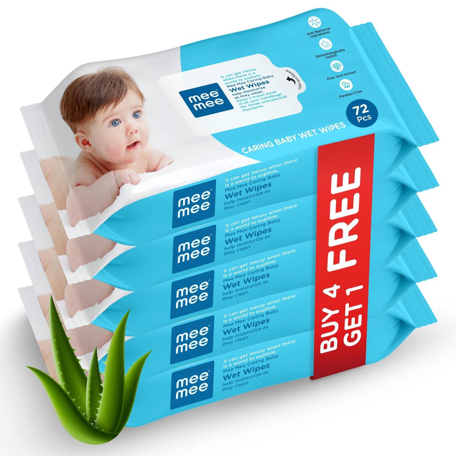 Mee Mee Scented For Babies ( Pack of 5 ) Mee Mee Scented For Babies ( Pack of 5 )