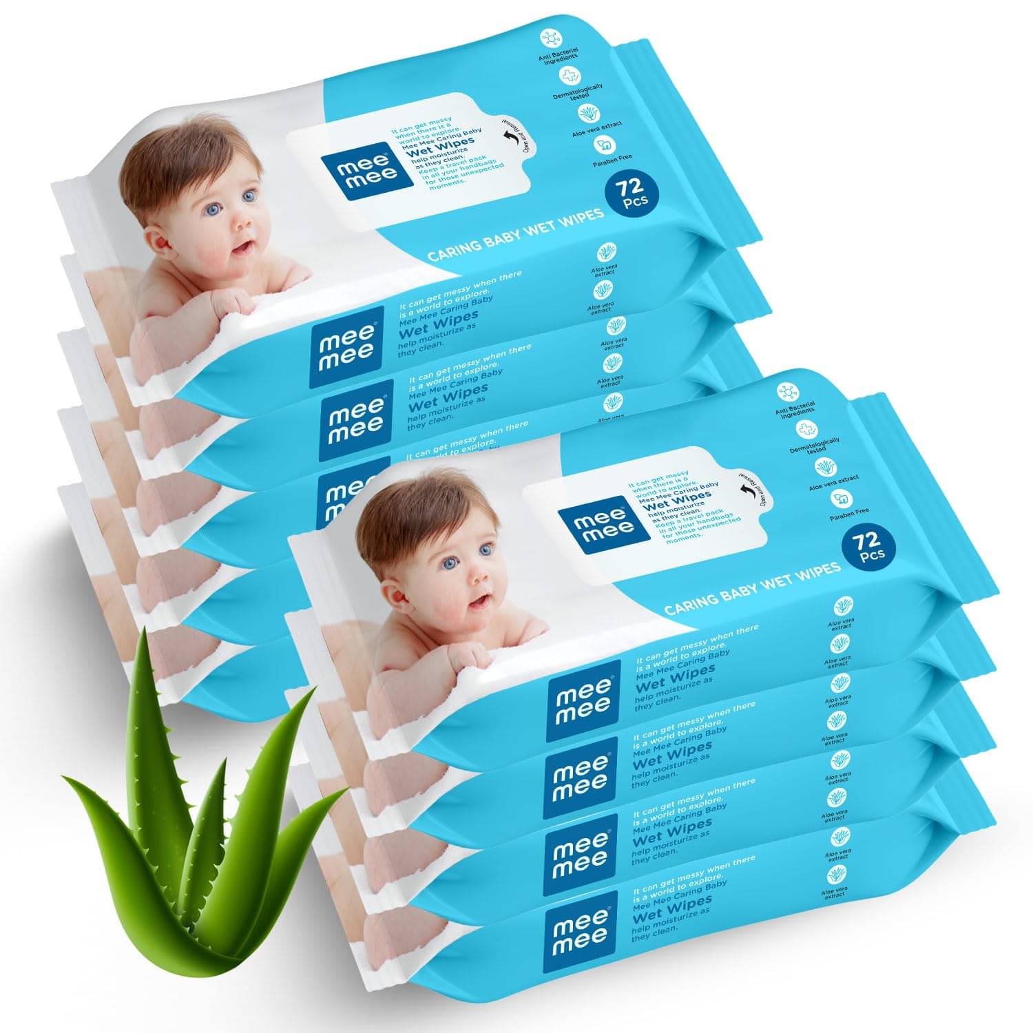 Mee Mee Scented For Babies ( Pack of 8 ) Mee Mee Scented For Babies ( Pack of 8 )