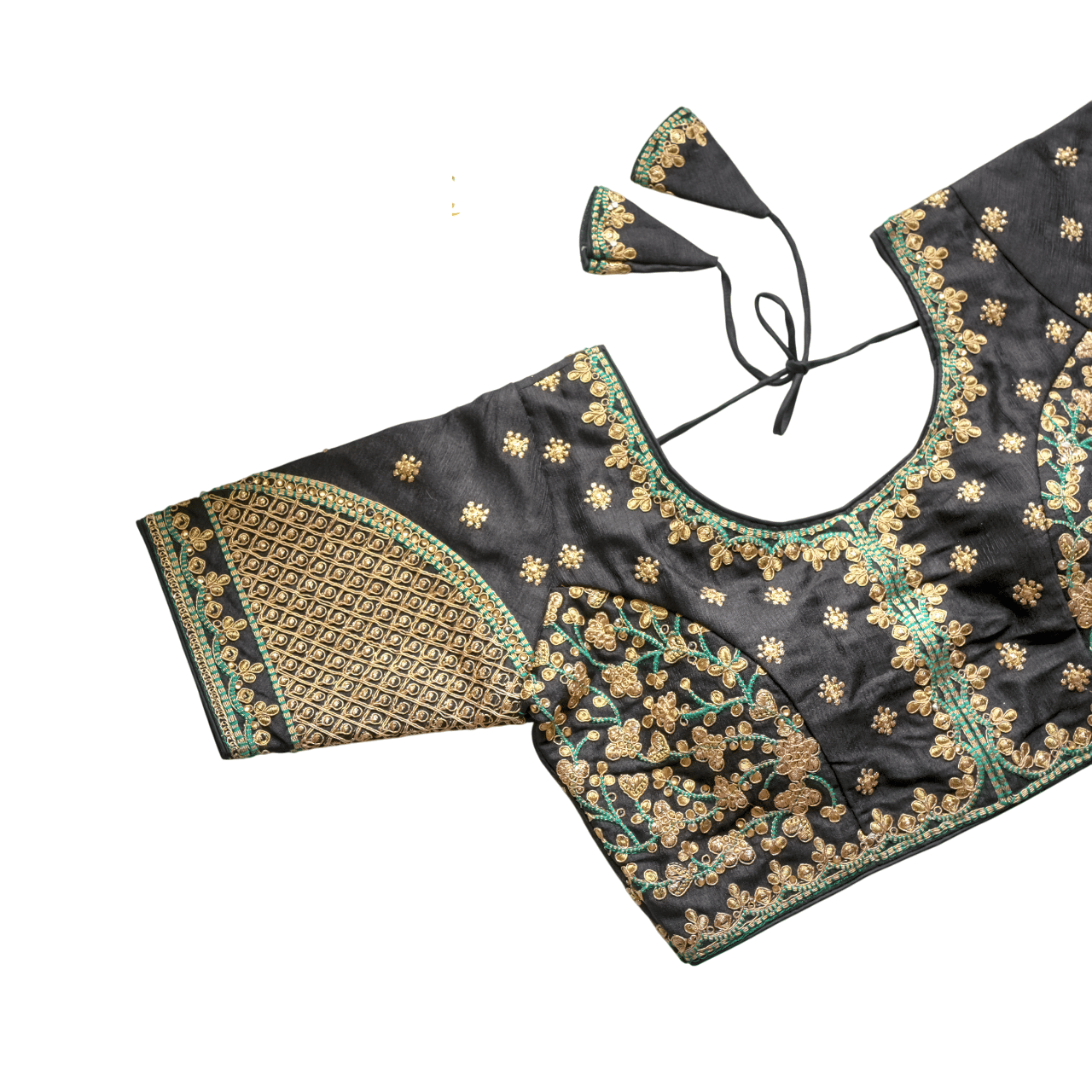 Modern Mughals Black Readymade with Pad Art Silk Women's Blouse ( Pack of 1 ) Modern Mughals Black Readymade with Pad Art Silk Women's Blouse ( Pack of 1 )