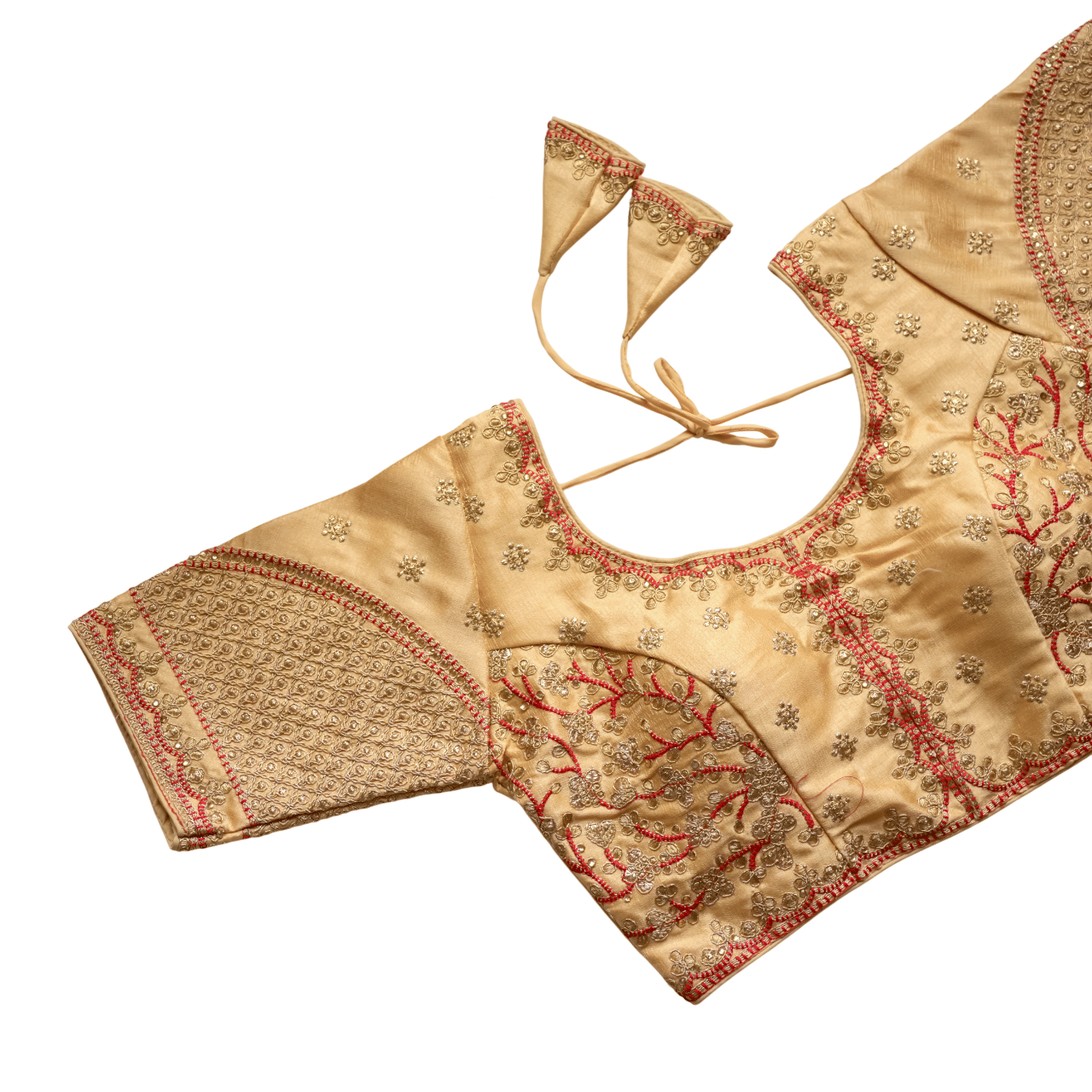 Modern Mughals Gold Readymade with Pad Art Silk Women's Blouse ( Pack of 1 ) Modern Mughals Gold Readymade with Pad Art Silk Women's Blouse ( Pack of 1 )