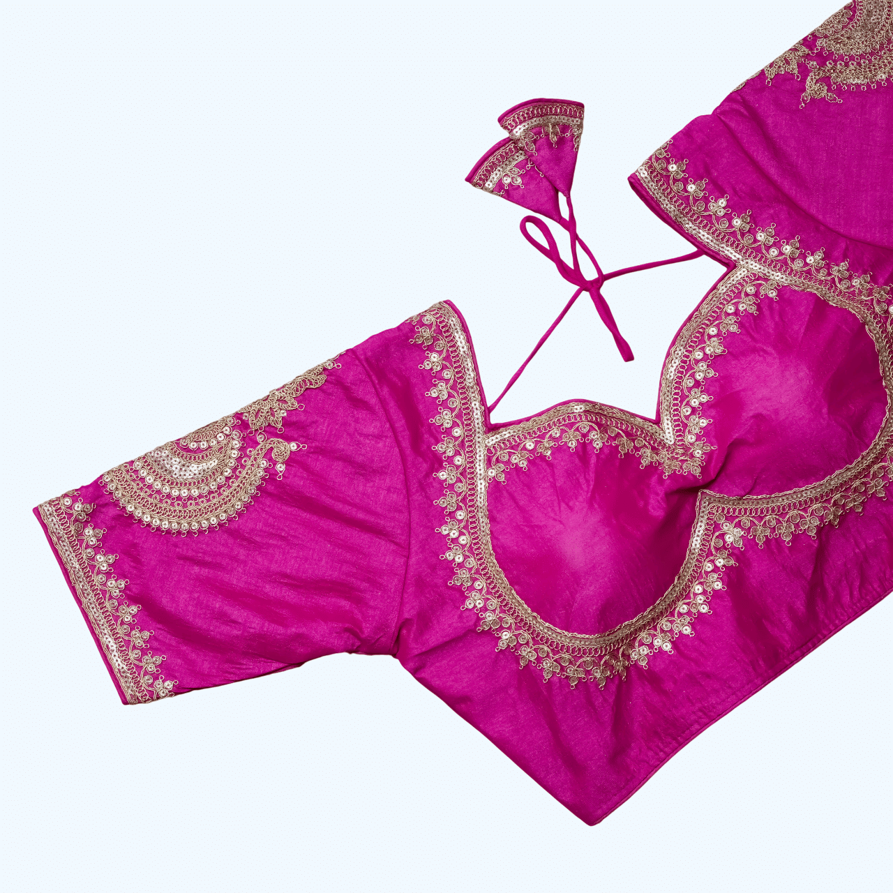 Modern Mughals Rani Readymade with Pad Art Silk Women's Blouse ( Pack of 1 )     			Modern Mughals Rani Readymade with Pad Art Silk Women's Blouse ( Pack of 1 )
