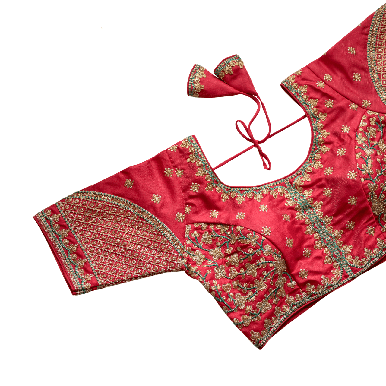 Modern Mughals Red Readymade with Pad Art Silk Women's Blouse ( Pack of 1 ) Modern Mughals Red Readymade with Pad Art Silk Women's Blouse ( Pack of 1 )