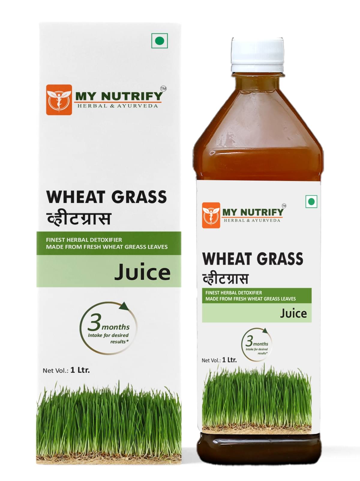 My Nutrify Herbal & Ayurveda's Wheat Grass Juice – 1L | Natural Plant-Based Wellness Drink | Rich in Antioxidants & Chlorophyll | Supports Daily Health & Vitality My Nutrify Herbal & Ayurveda's Wheat Grass Juice – 1L | Natural Plant-Based Wellness Drink | Rich in Antioxidants & Chlorophyll | Supports Daily Health & Vitality
