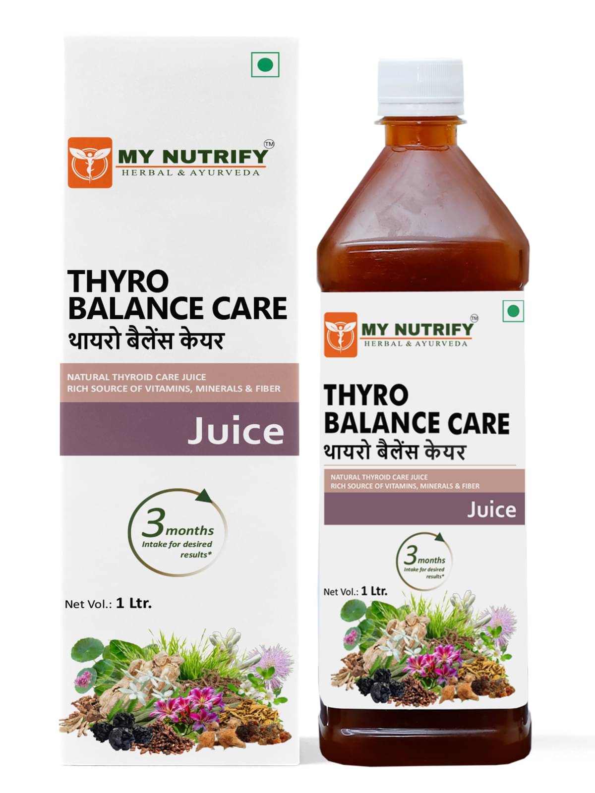     			My Nutrify Herbal & Ayurveda's Thyro Balance Care- 1L | Natural Thyroid Support, Energy Booster & Metabolism Enhancer | 1L