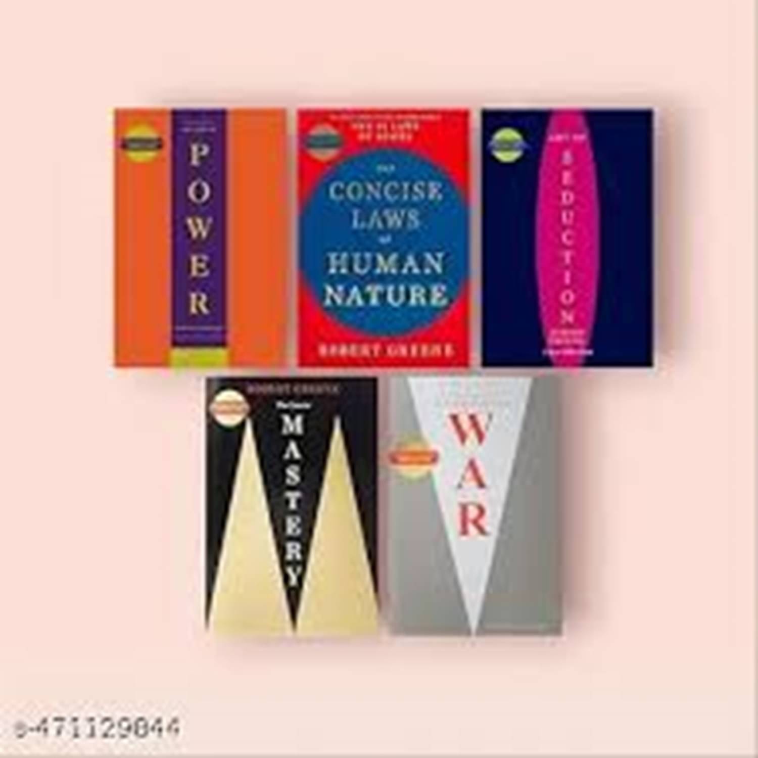 Robert Greene Books ( Combo of 5 ) The 48 Laws of Power, Seduction, Human Nature, War & Mastery. Robert Greene Books ( Combo of 5 ) The 48 Laws of Power, Seduction, Human Nature, War & Mastery.