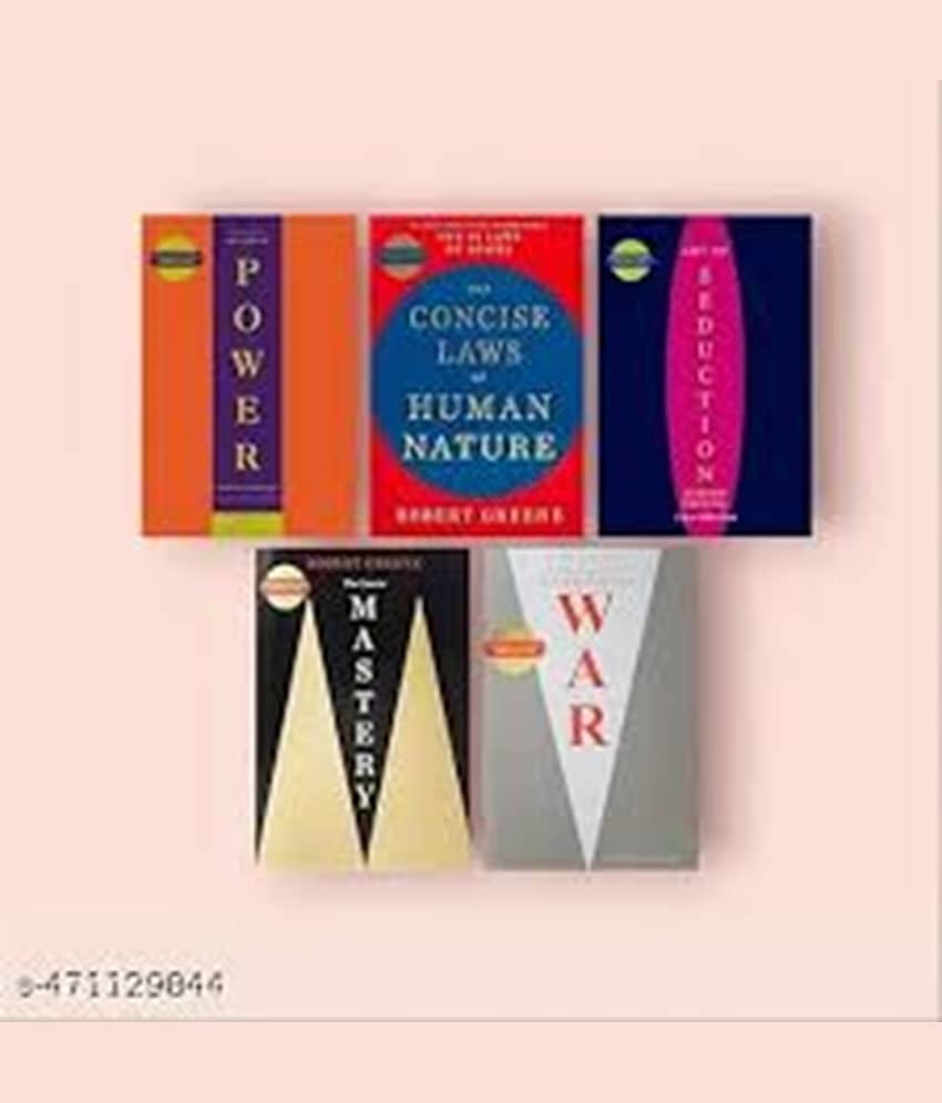 Robert Greene Books ( Combo of 5 ) The 48 Laws of Power, Seduction, Human Nature, War & Mastery. - Stationery | Buy online on ZillyBuy