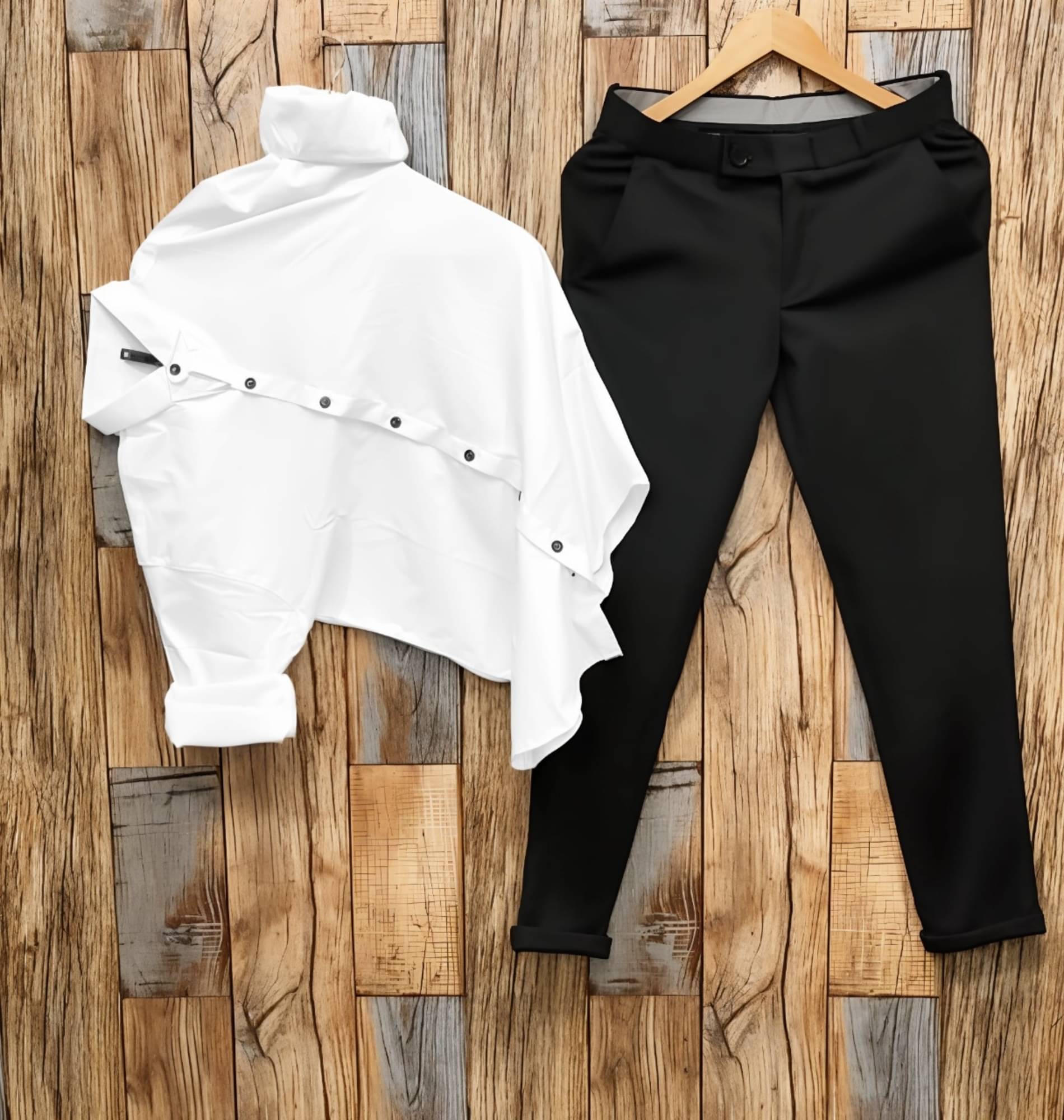 Shiv Sales White Cotton Blend Regular Fit Men's Tracksuit ( Pack of 1 )     			Shiv Sales White Cotton Blend Regular Fit Men's Tracksuit ( Pack of 1 )