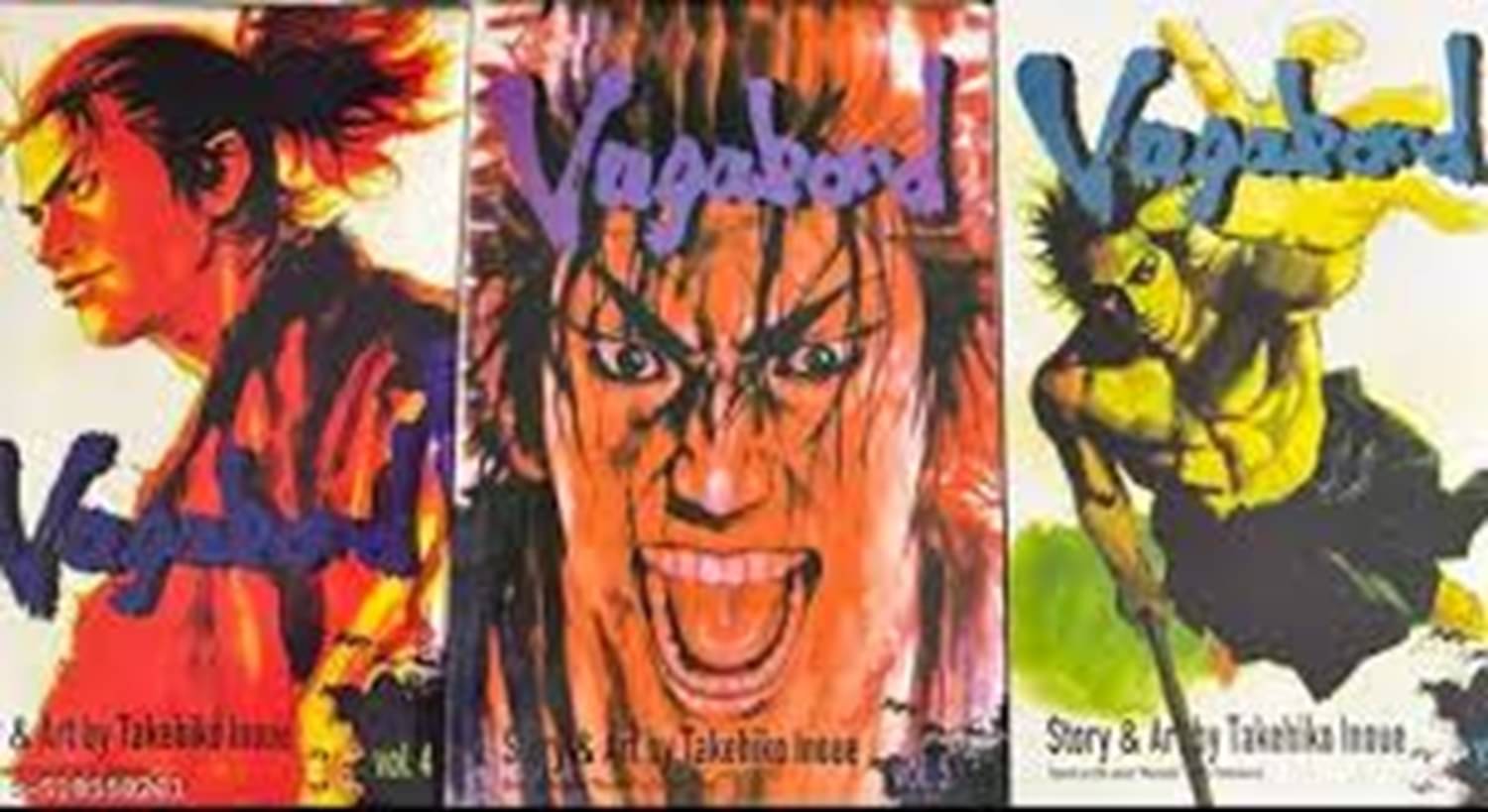     			Vagabond Vol 4&5&6 combo of 3 book by Takehiko Inoue