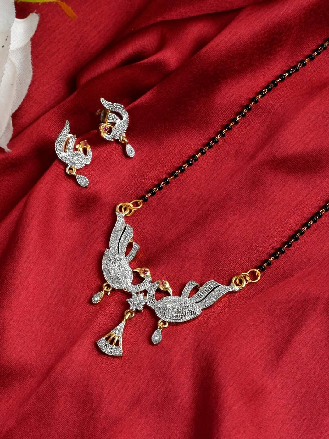     			Opus Gems Black Mangalsutra Set ( Pack of 1 )