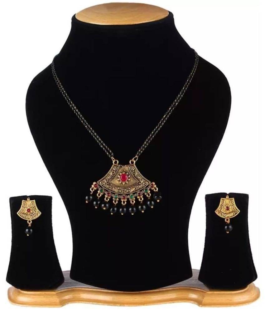     			Opus Gems Black Mangalsutra Set ( Pack of 1 )