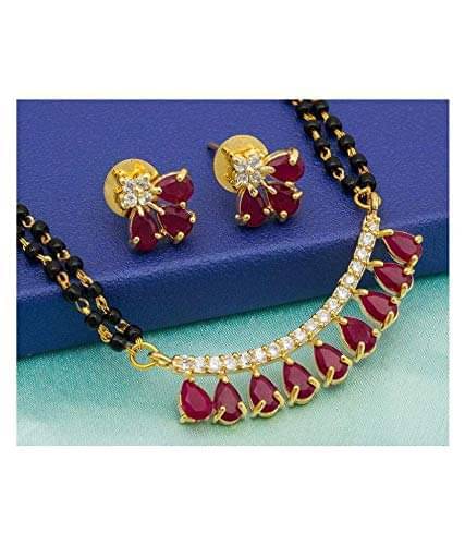 Opus Gems Black Mangalsutra Set ( Pack of 1 ) Opus Gems Black Mangalsutra Set ( Pack of 1 )