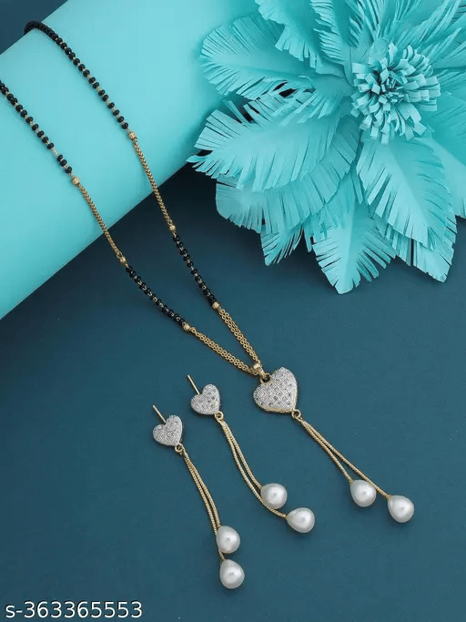     			Opus Gems Black Mangalsutra Set ( Pack of 1 )