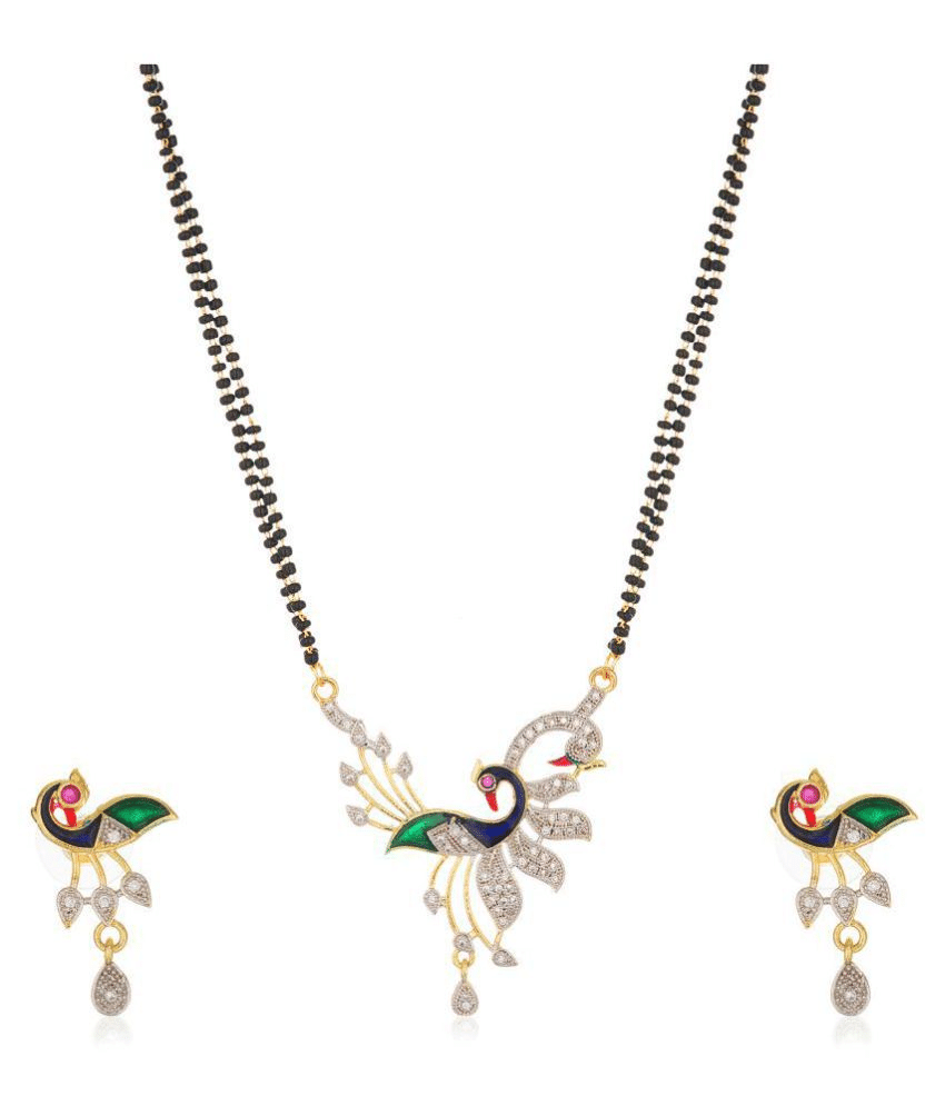 Opus Gems Black Mangalsutra Set ( Pack of 1 ) Opus Gems Black Mangalsutra Set ( Pack of 1 )