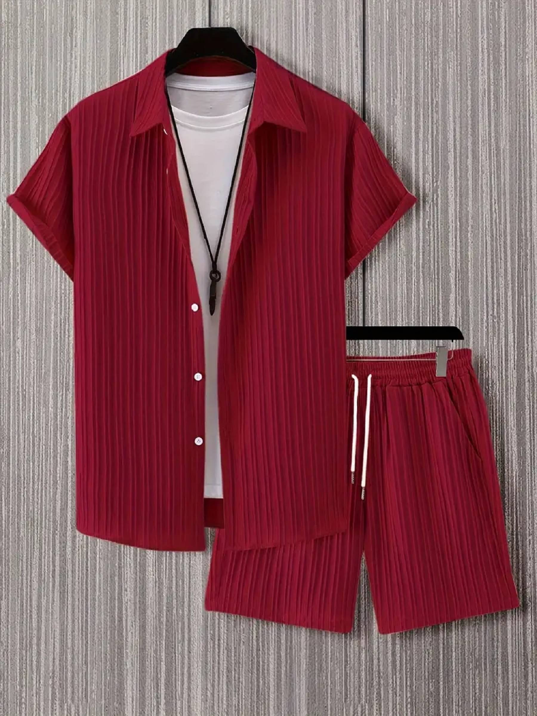     			ARZ Red Cotton Women's Nightwear Nightsuit Sets ( Pack of 1 )