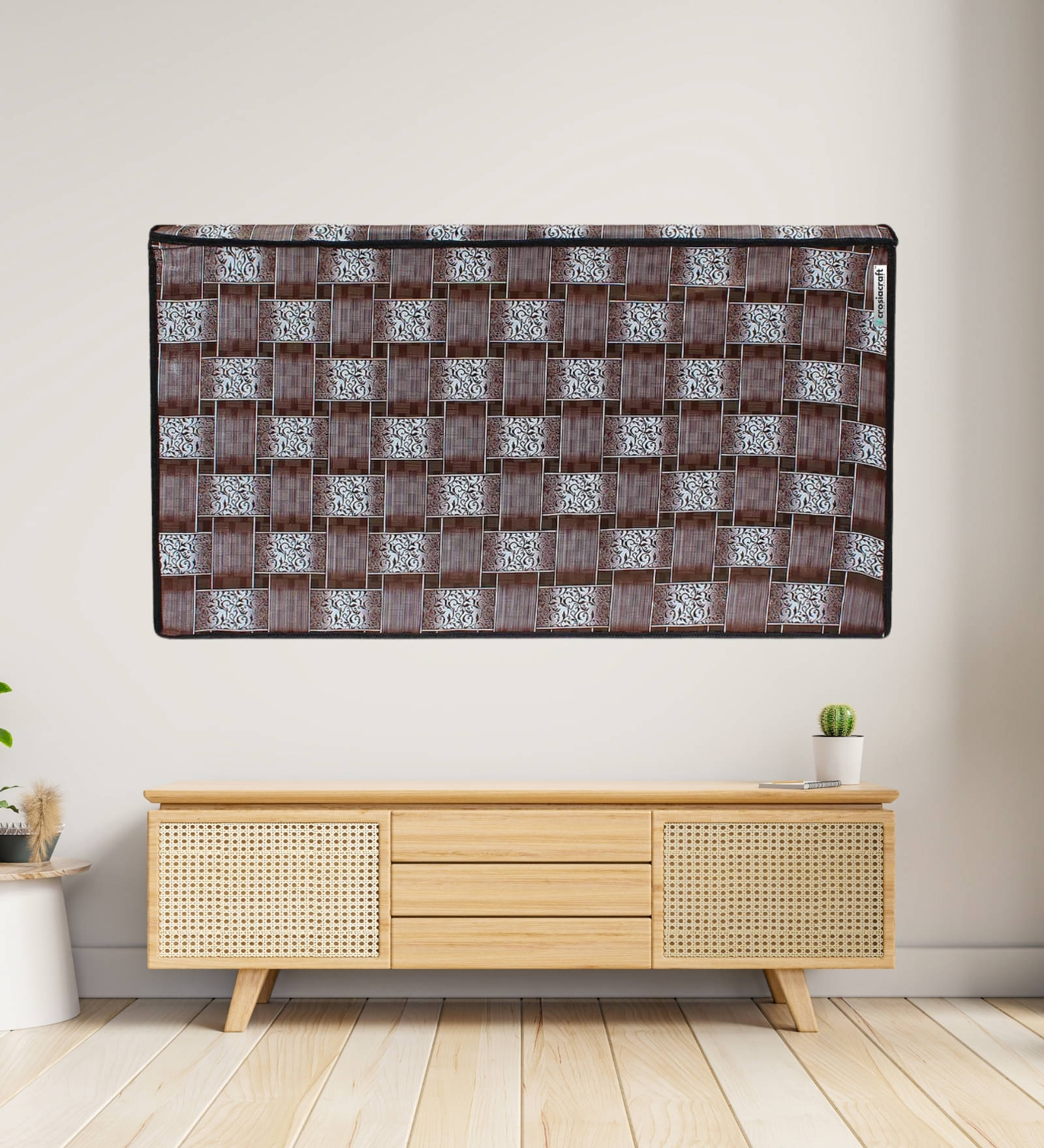     			Crosia Craft Single PVC Brown TV Cover for Other Models 109 cm (43 in) LED/LCD TV