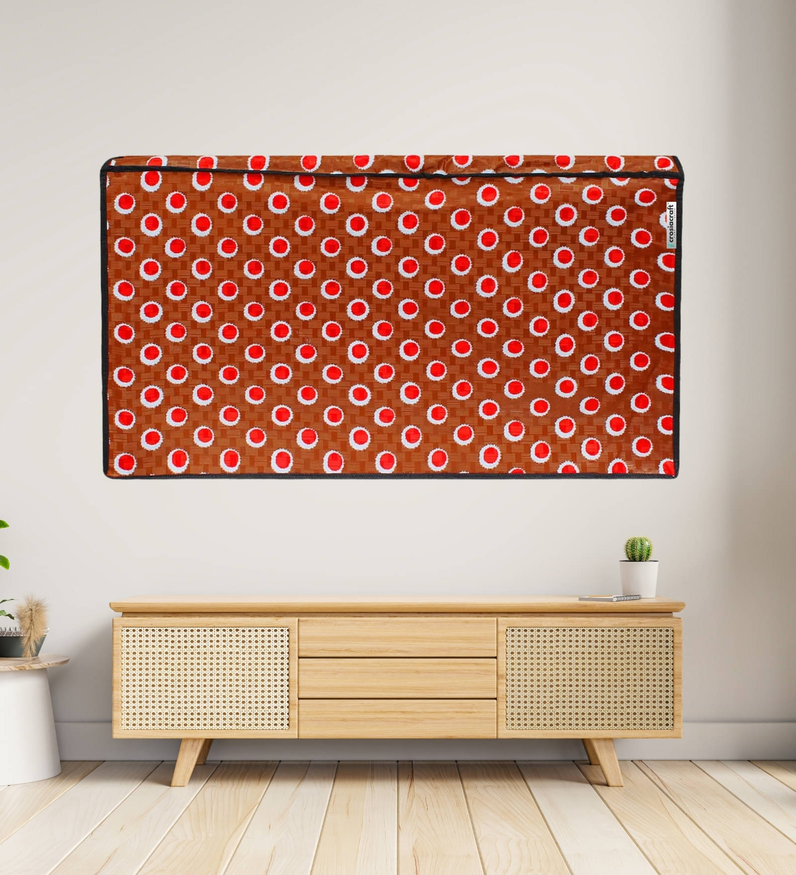     			Crosia Craft Single PVC Red TV Cover for Other Models 102 cm (40 in) LED/LCD TV