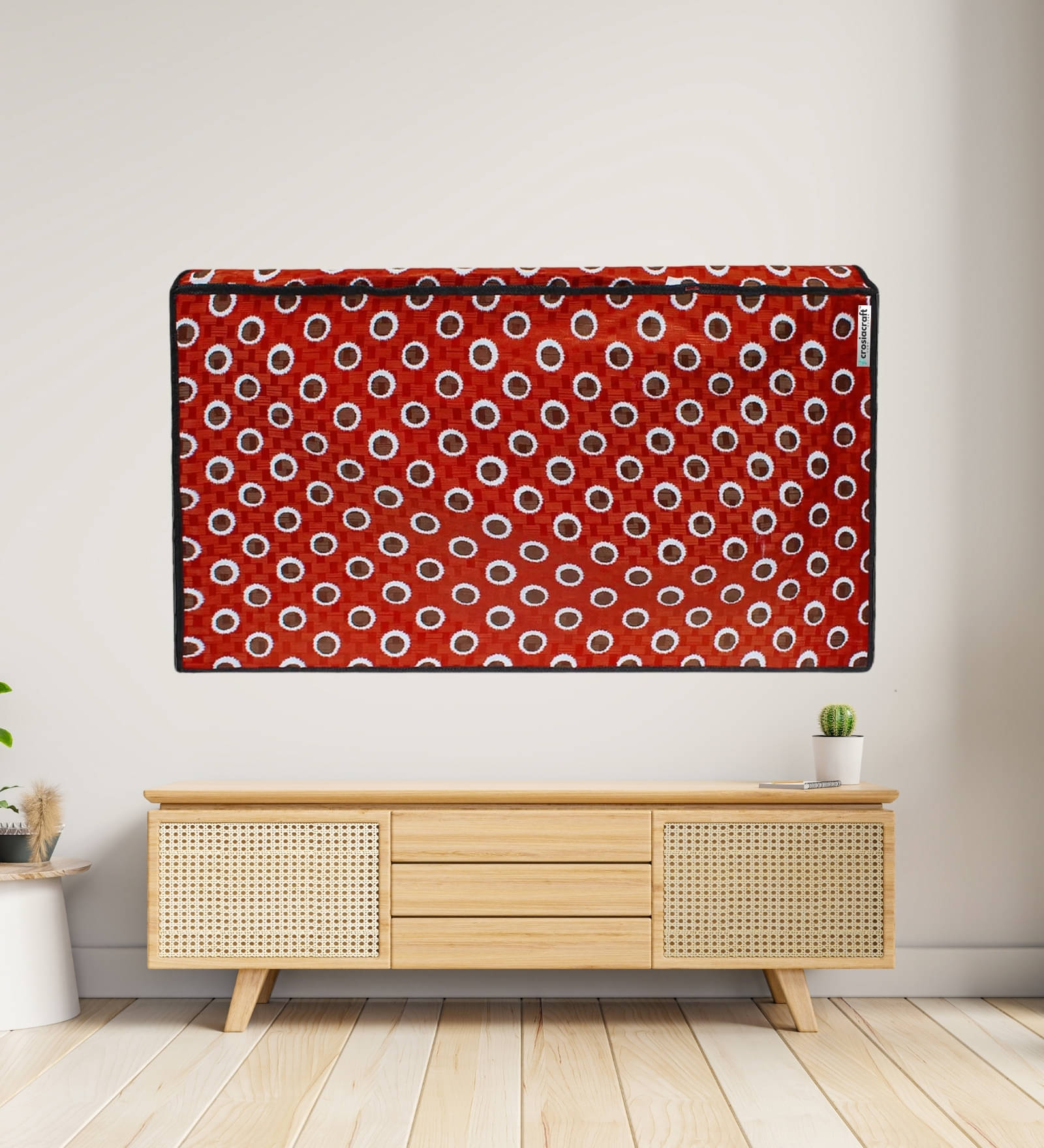 Crosia Craft Single PVC Red TV Cover for Other Models 109 cm (43 in) LED/LCD TV Crosia Craft Single PVC Red TV Cover for Other Models 109 cm (43 in) LED/LCD TV