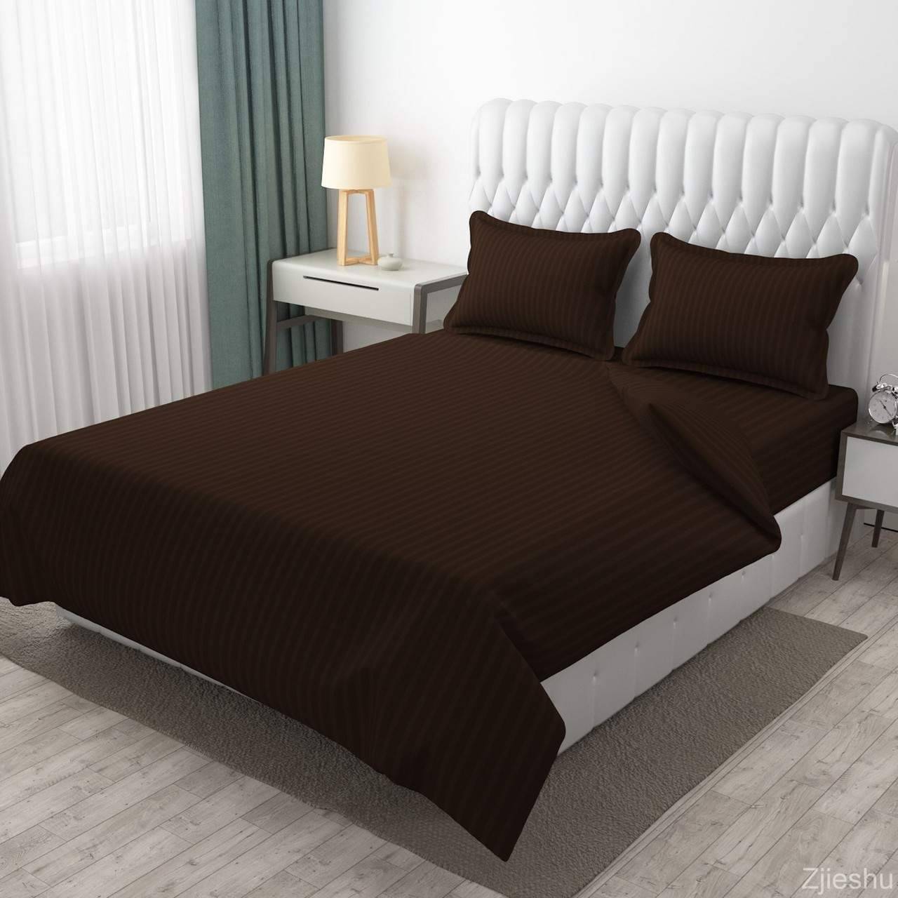     			DOMES FAB Satin 1 Double Bedsheet with 2 Pillow Covers ( Blue )