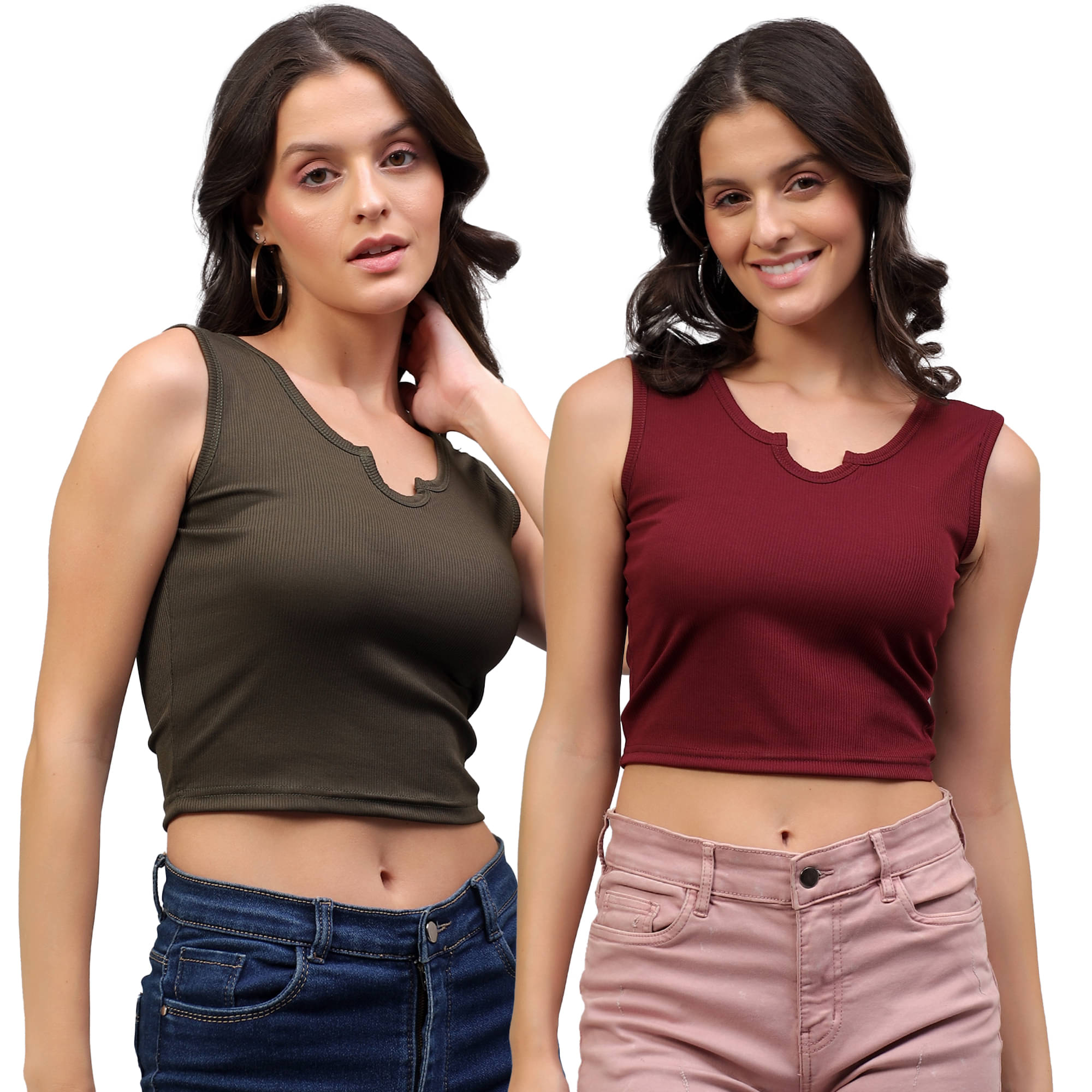     			Diaz Women's Lycra Crop Top ( Multicolor )