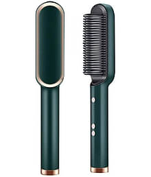 FULKIZA Straight Hair Comb Multicolor Hair Straightener