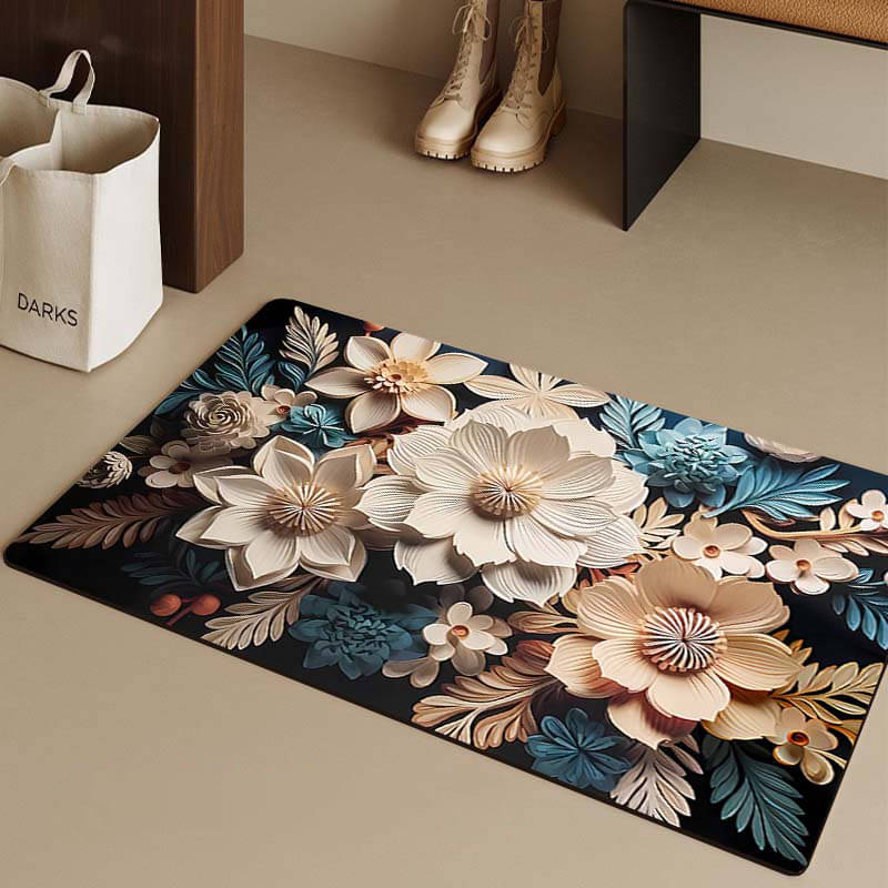     			GEEO Set of 1 Anti-skid Rubber Door Mat ( 60 X 40 cm ) Multi