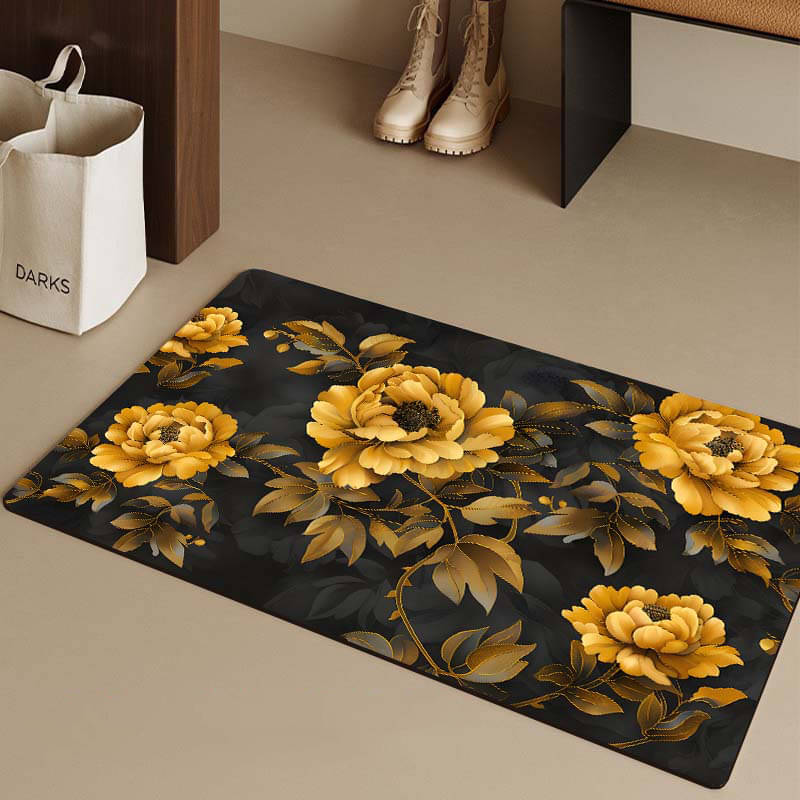     			GEEO Set of 1 Anti-skid Rubber Door Mat ( 60 X 40 cm ) Multi