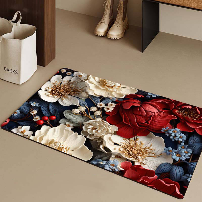 GEEO Set of 1 Anti-skid Rubber Door Mat ( 60 X 40 cm ) Multi GEEO Set of 1 Anti-skid Rubber Door Mat ( 60 X 40 cm ) Multi