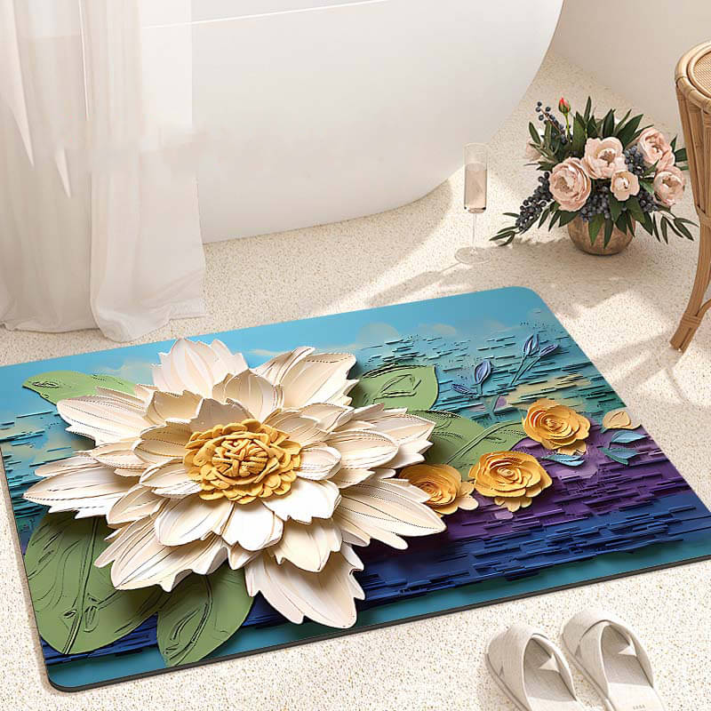     			GEEO Set of 1 Anti-skid Rubber Door Mat ( 60 X 40 cm ) Multi