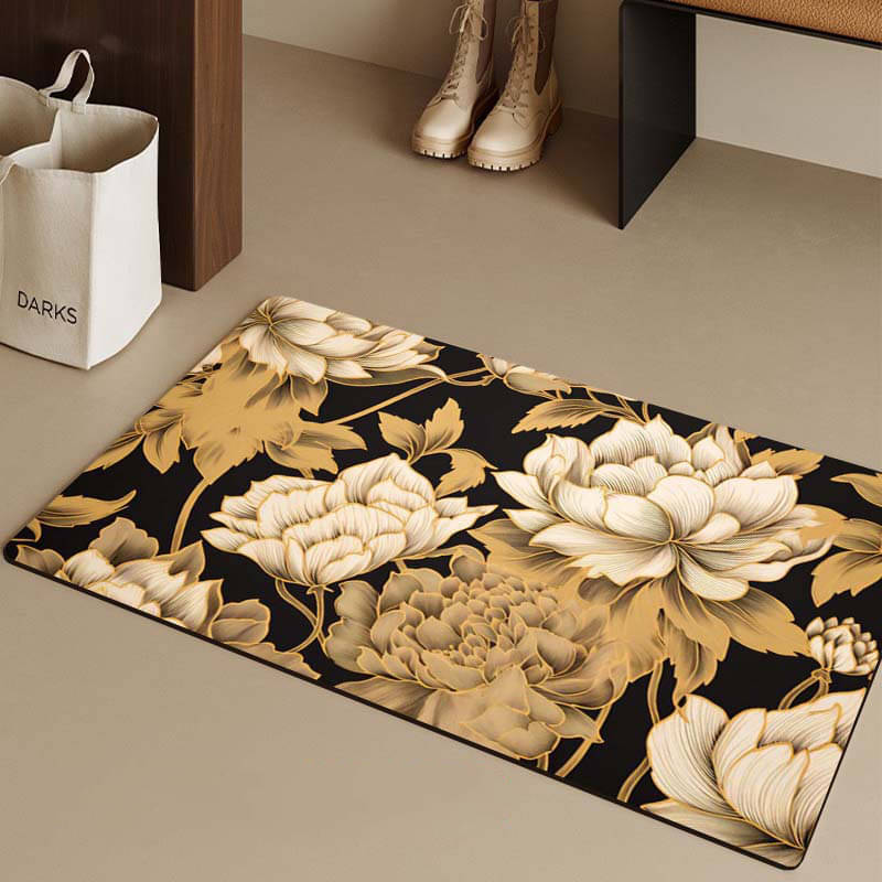     			GEEO Set of 1 Anti-skid Rubber Door Mat ( 60 X 40 cm ) Multi