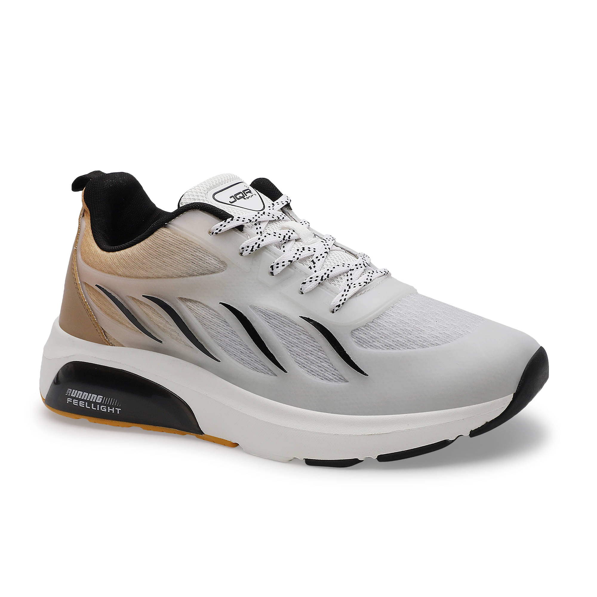 JQR GALAXY RACER Yellow Men's Sports Running Shoes JQR GALAXY RACER Yellow Men's Sports Running Shoes