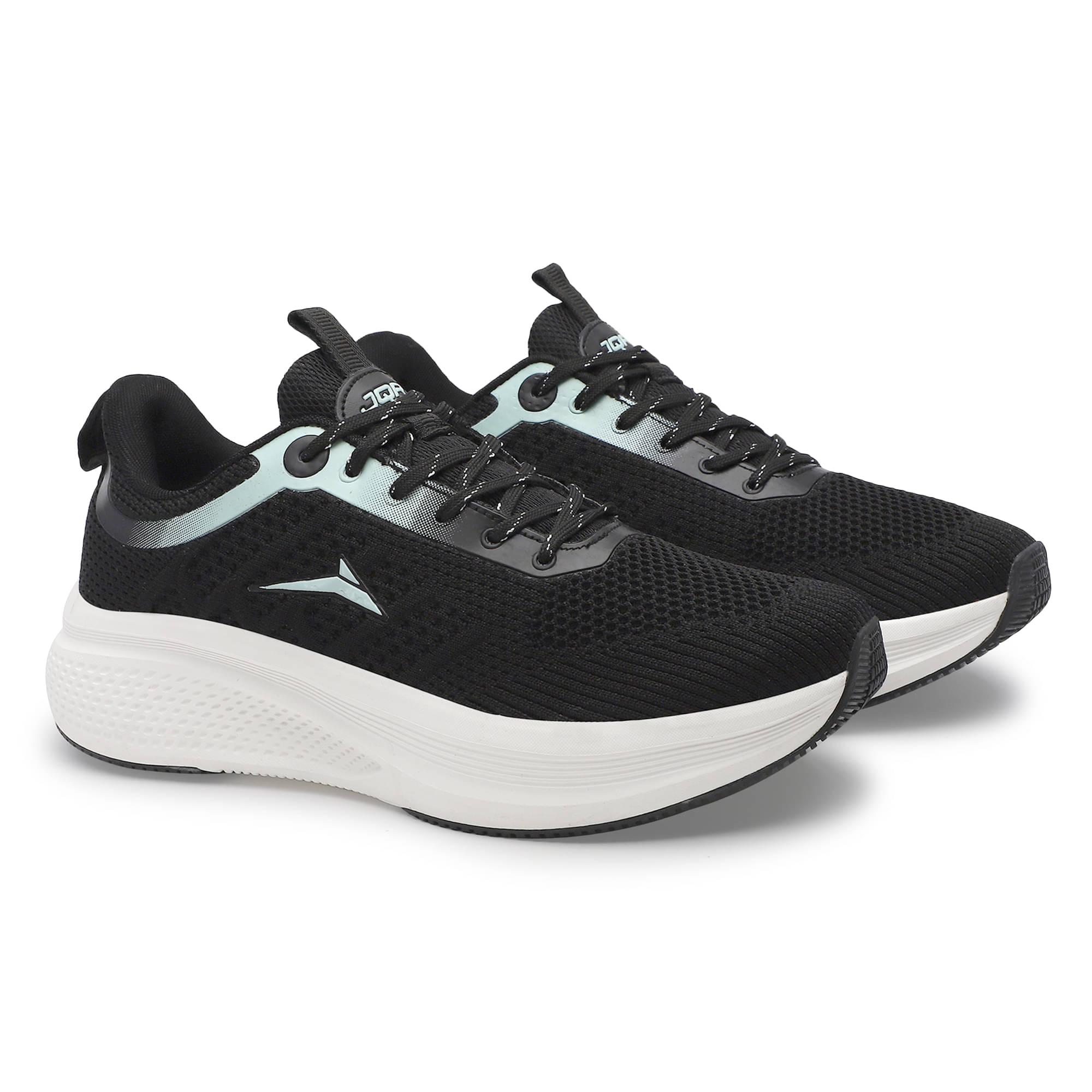 JQR JAVELIN Black Men's Sports Running Shoes JQR JAVELIN Black Men's Sports Running Shoes
