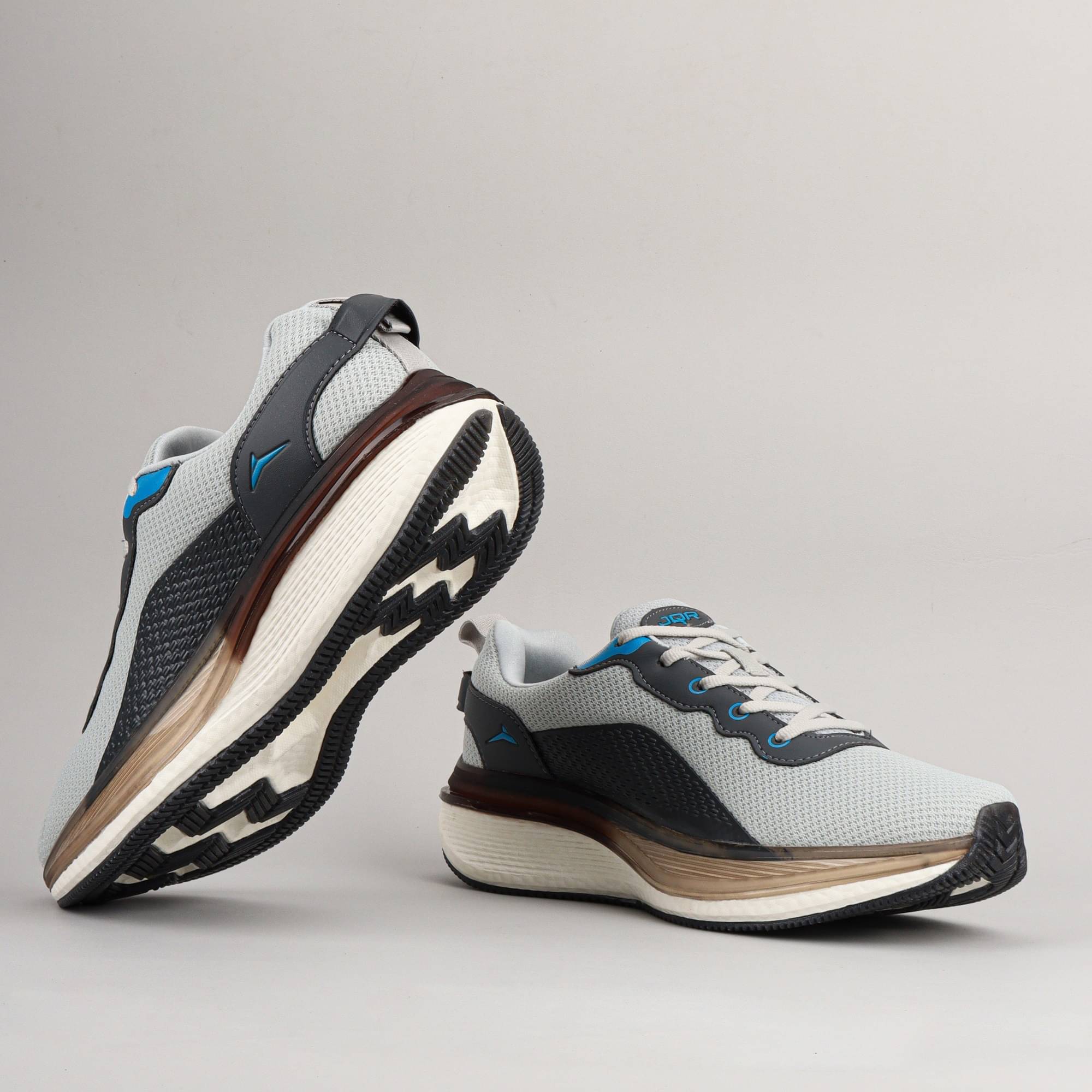 JQR RAPID FIRE Gray Men's Sports Running Shoes JQR RAPID FIRE Gray Men's Sports Running Shoes