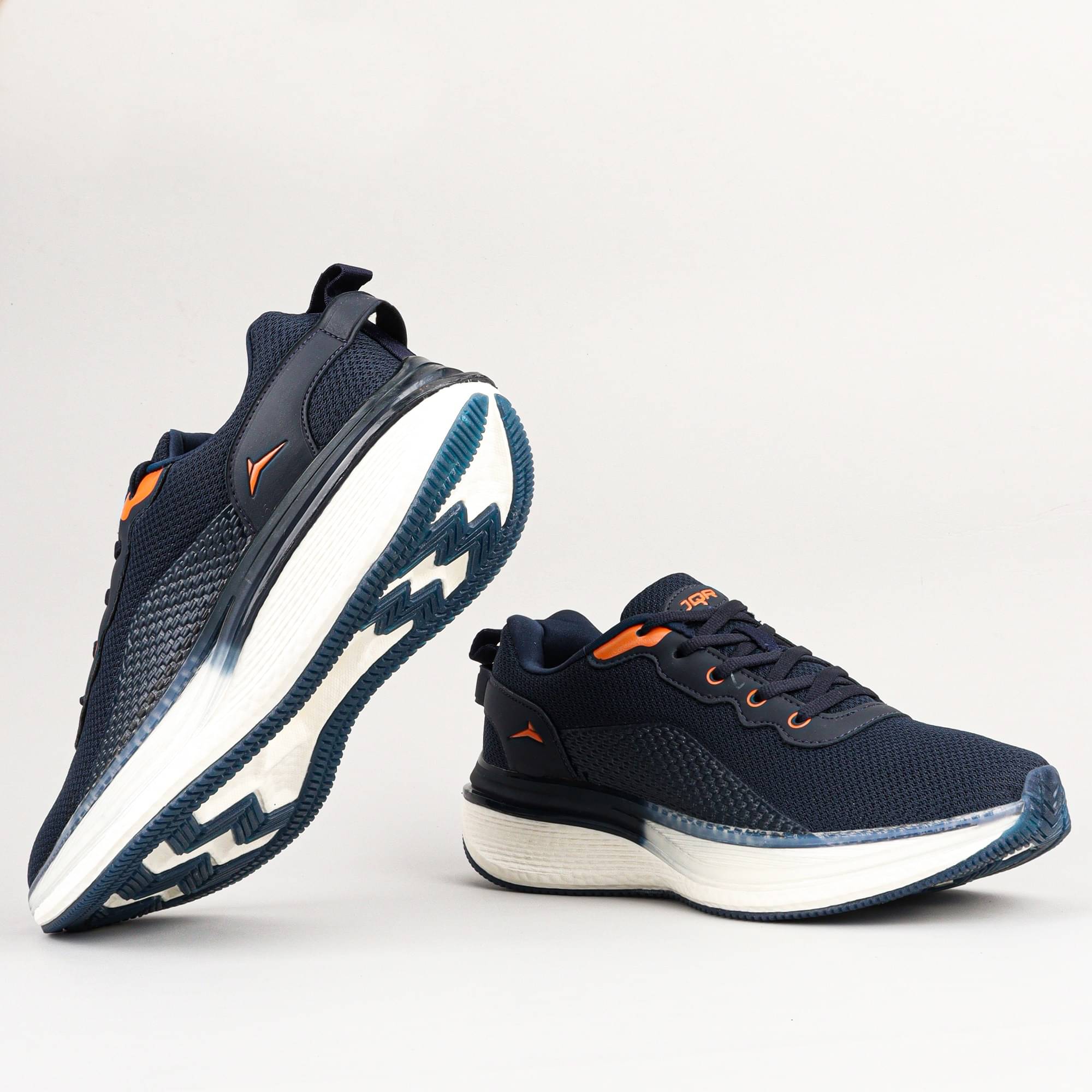     			JQR RAPID FIRE Navy Men's Sports Running Shoes