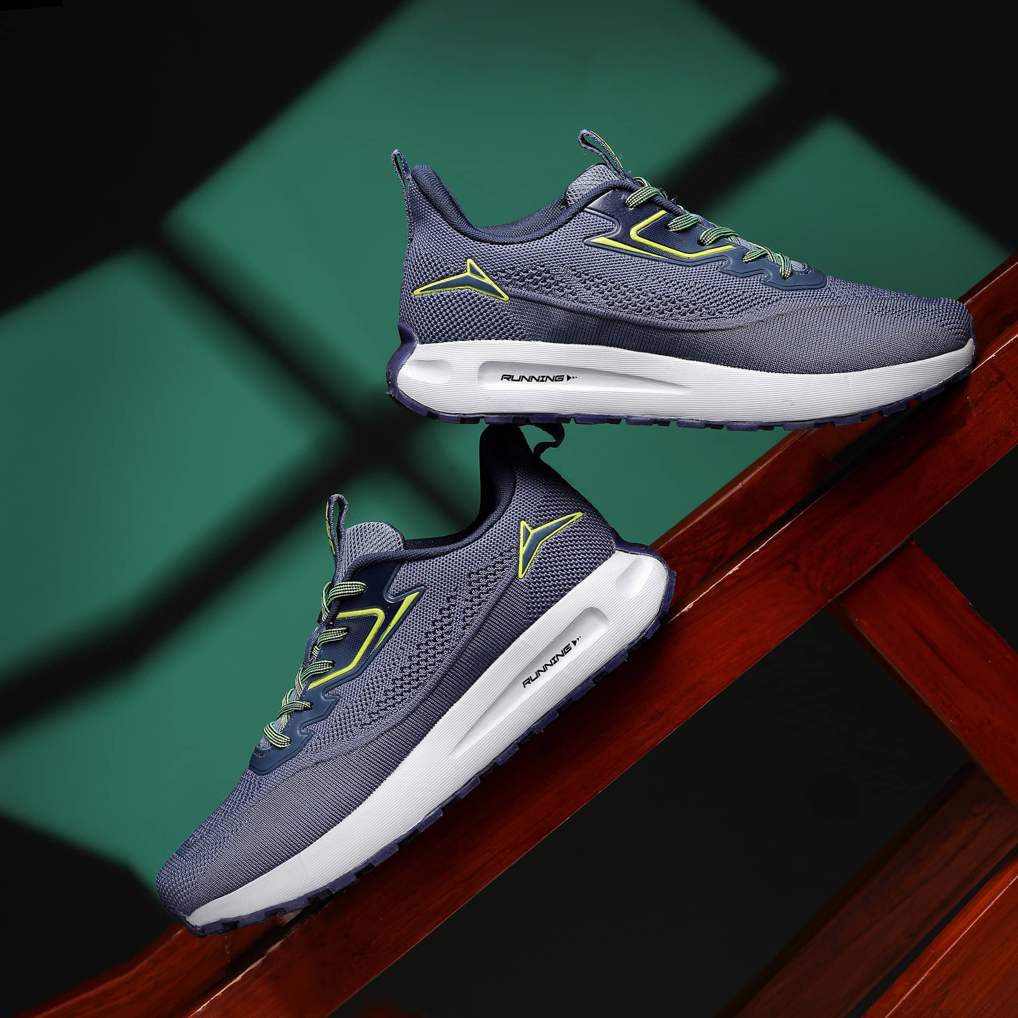 JQR ROME Blue Men's Sports Running Shoes JQR ROME Blue Men's Sports Running Shoes