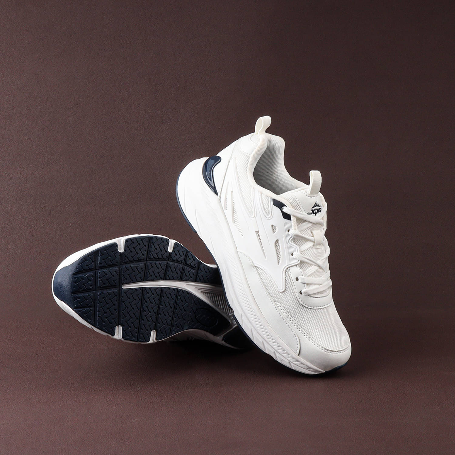 JQR RUBICON White Men's Sports Running Shoes JQR RUBICON White Men's Sports Running Shoes