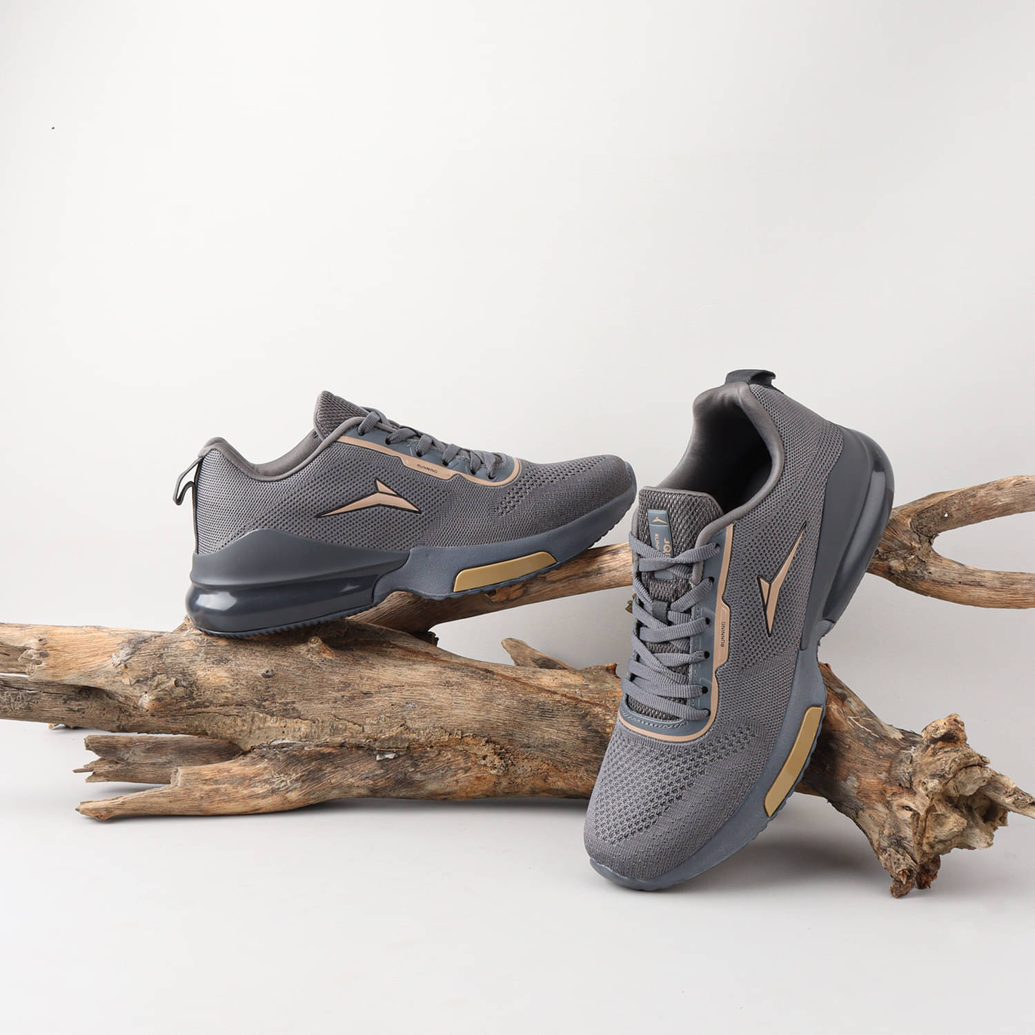     			JQR WELLINGTON Dark Grey Men's Sports Running Shoes