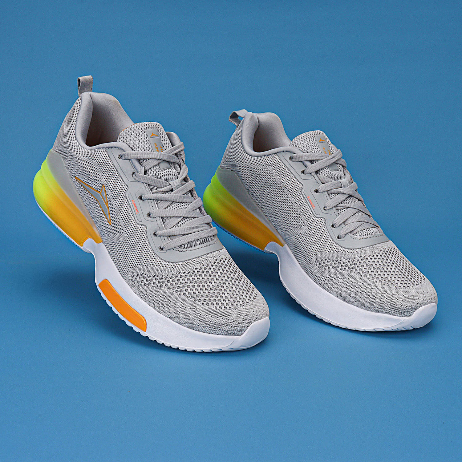 JQR WELLINGTON Gray Men's Sports Running Shoes JQR WELLINGTON Gray Men's Sports Running Shoes