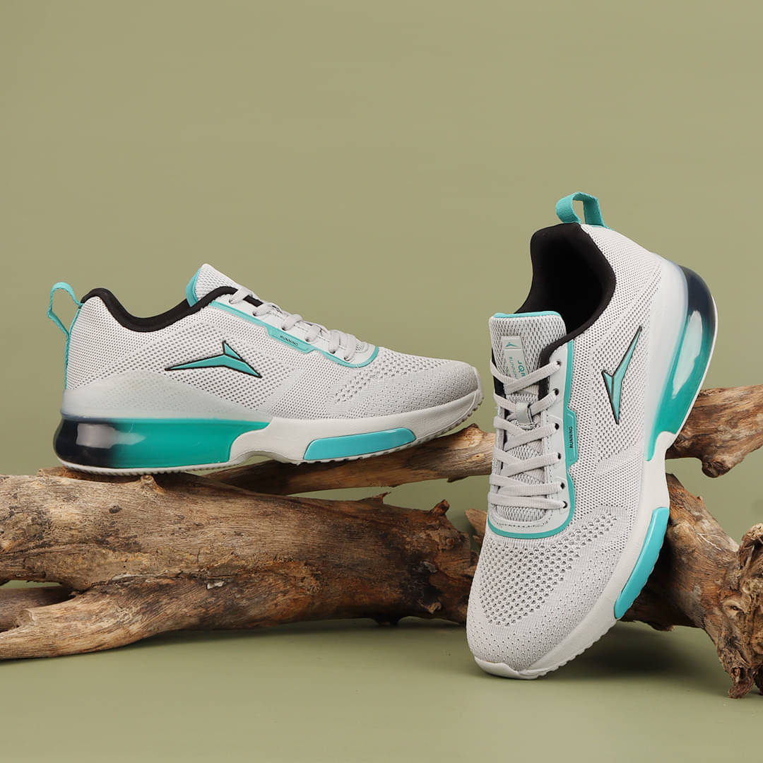 JQR WELLINGTON Light Grey Men's Sports Running Shoes JQR WELLINGTON Light Grey Men's Sports Running Shoes