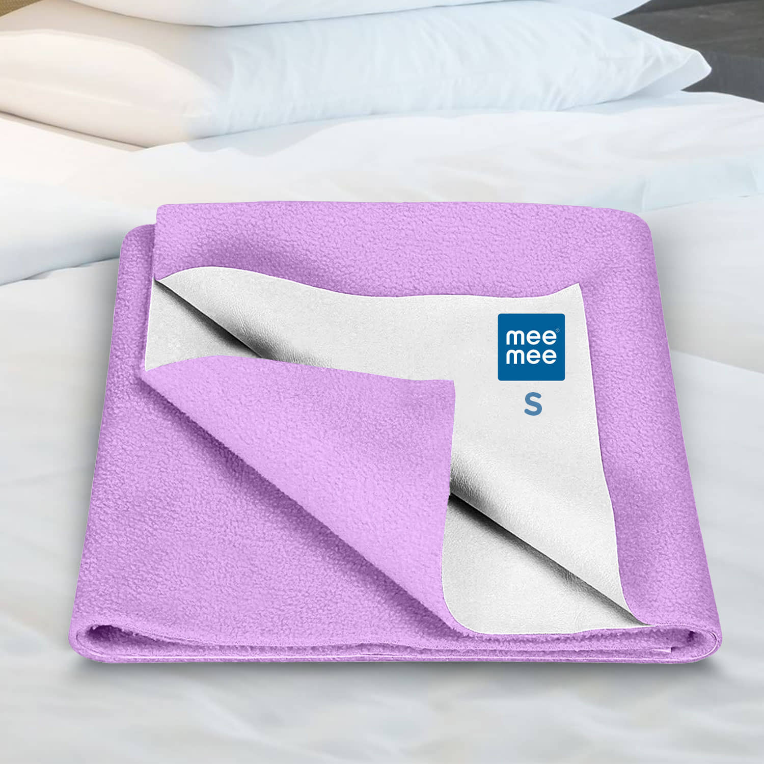 Mee Mee Purple Cotton Towel cum blanket ( 25 cm × 10 cm 1 pcs )