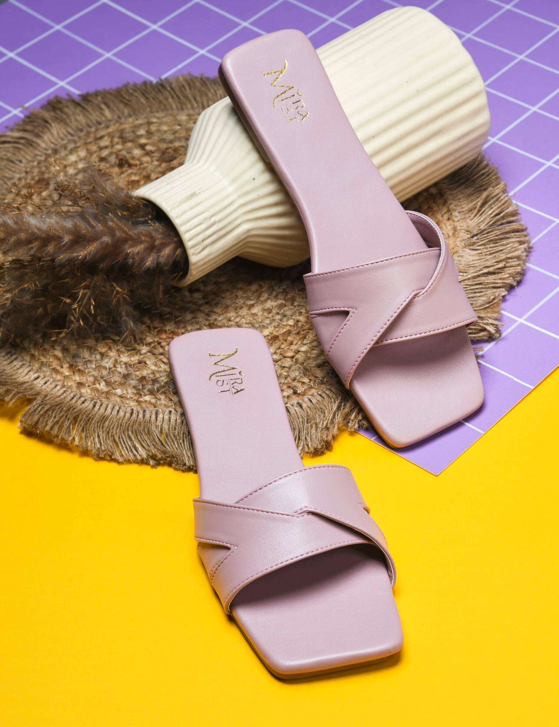     			MiraMist Purple Women's Flats