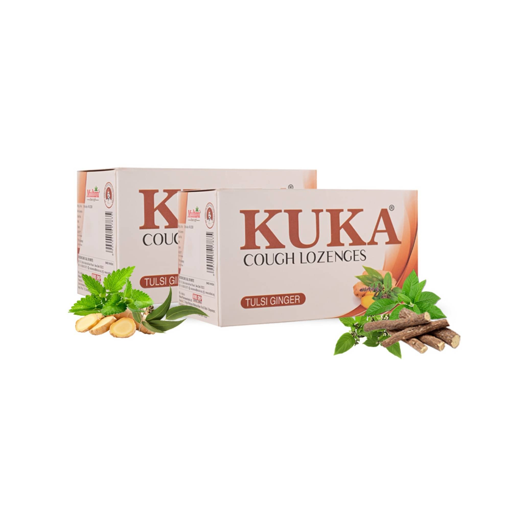 Multani Kuka Cough Lozenges Tulsi & Ginger Flavor For Relief in Cough and Scratchy Throat 6X8 Drops (Pack of 2) Multani Kuka Cough Lozenges Tulsi & Ginger Flavor For Relief in Cough and Scratchy Throat 6X8 Drops (Pack of 2)